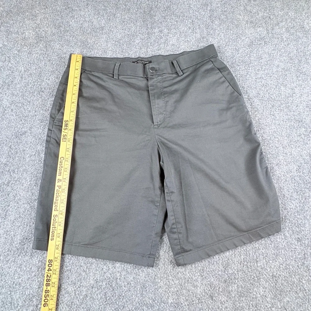 Banana Republic Emerson Shorts Mens 33 Gray Chino Preppy Golf Classic Coastal